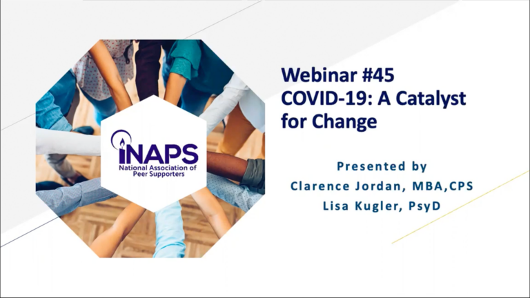 Webinar 45 – COVID-19: A Catalyst for Change