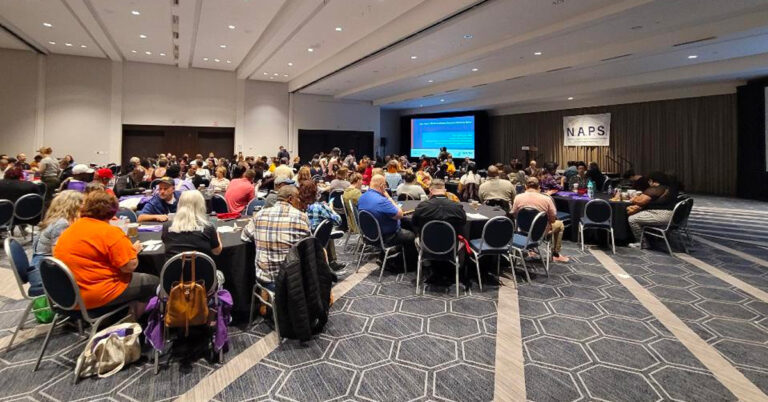 Attendees seated at the 2023 N.A.P.S. Annual Conference