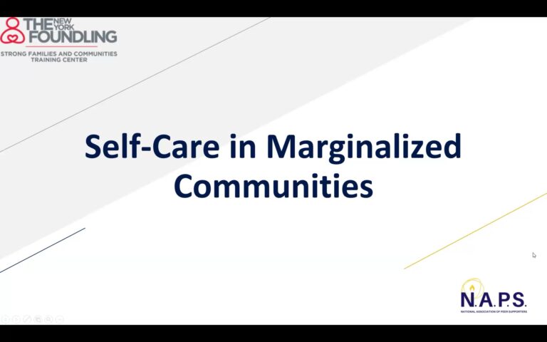 Self Care for Marginalized Communities