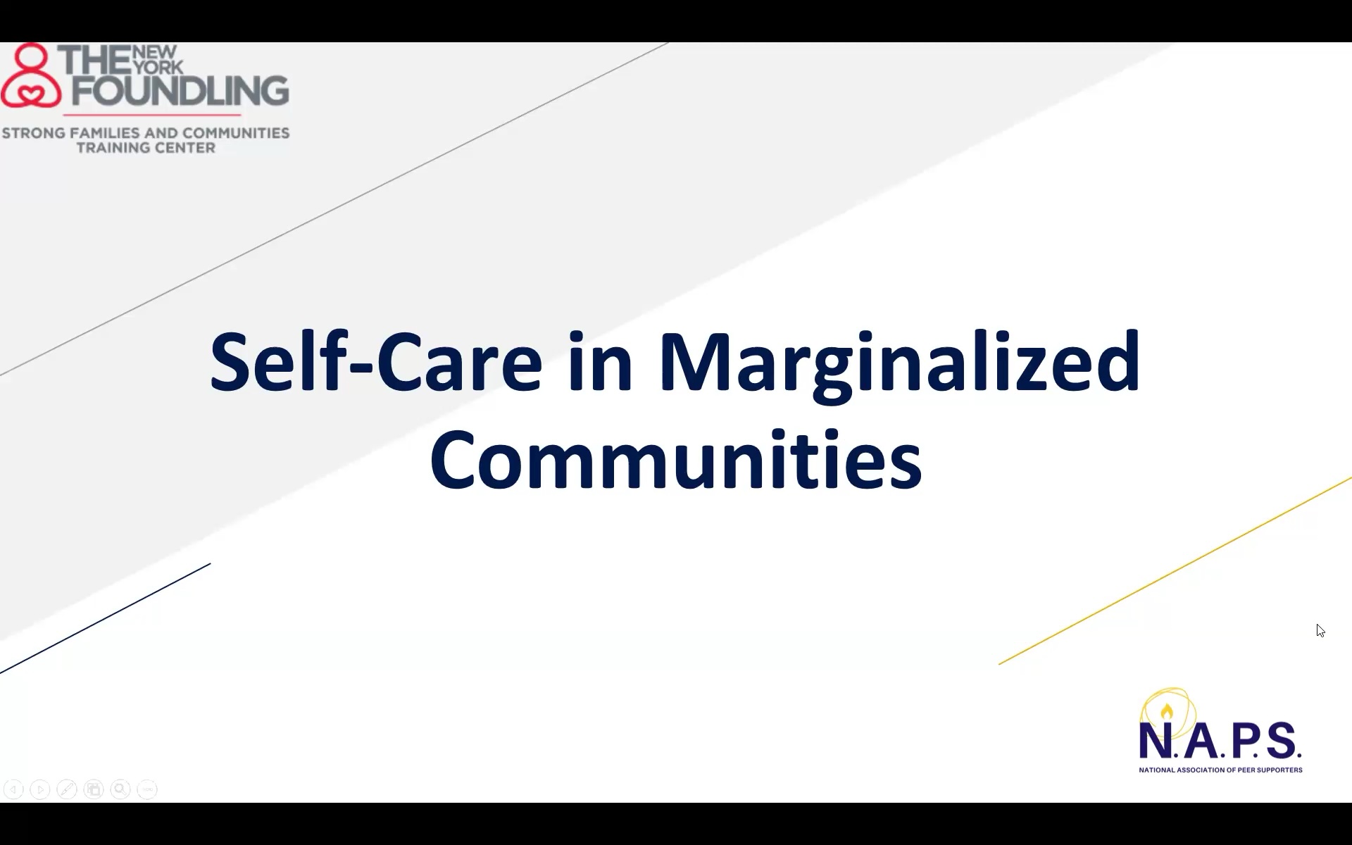 Self Care for Marginalized Communities