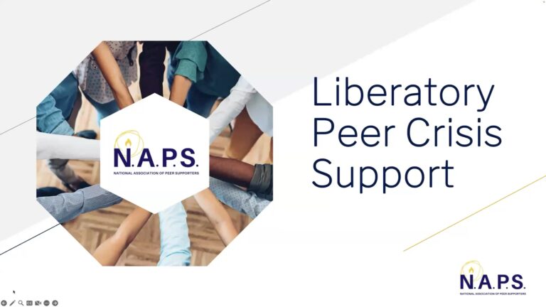 Liberatory Peer Crisis Support